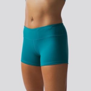 Ascudds Booty Shorts Emerald Perfect Condition